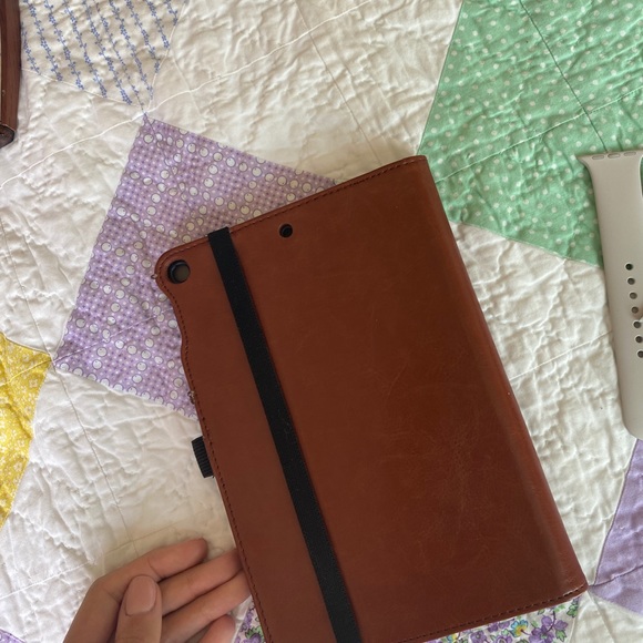 Ztotop Case for iPad Mini 5 Tan/Faux Leather with strap - Picture 3 of 10